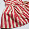 Pink & Cream Striped Dress