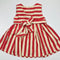 Pink & Cream Striped Dress