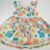 Floral Dress with Small Flutter Sleeve