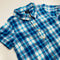 Blue Check Shirt Short Sleeves