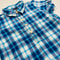 Blue Check Shirt Short Sleeves