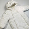 White Puffy Pram Suit Soft White Star