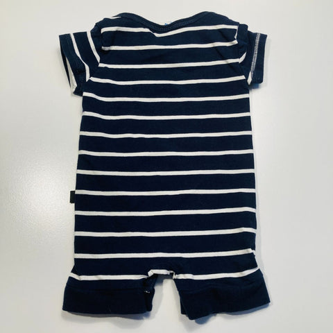 Milky T-Shirt Romper Stripes with Green Bicycle