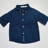 Navy Star Button Up Shirt