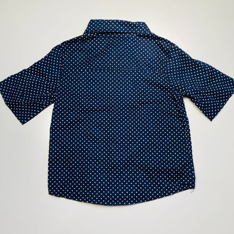 Navy Star Button Up Shirt
