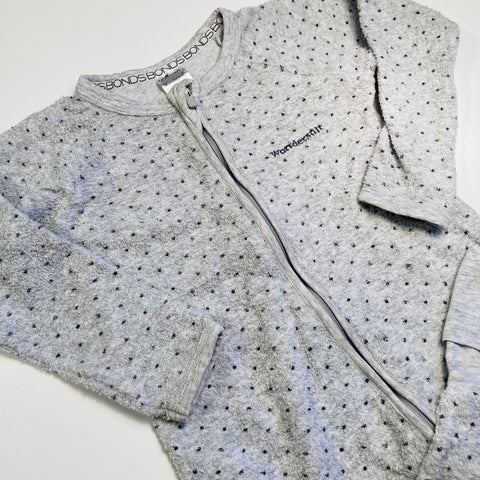 Zippy Wondersuit Grey with Black Dots