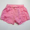 Pink Frilly Cotton Shorts