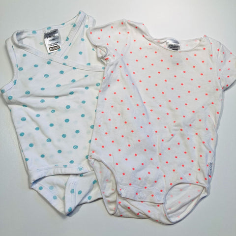Light Pink Bodysuit Snap Close Buttons