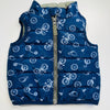 Bicycle Puffer Vest with Zip