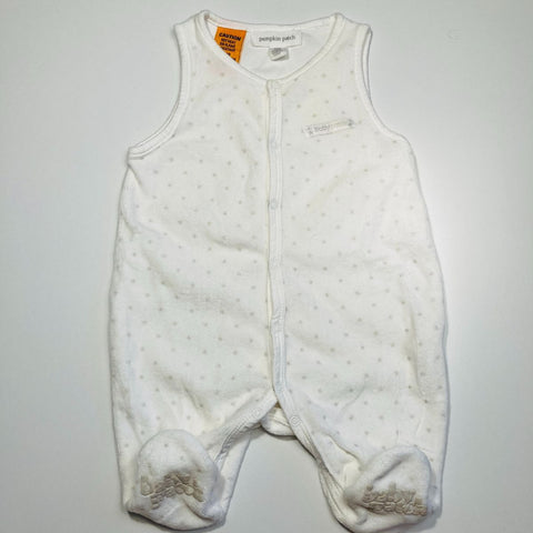 Super Soft Sleeveless Bodysuit Pumpkin Patch