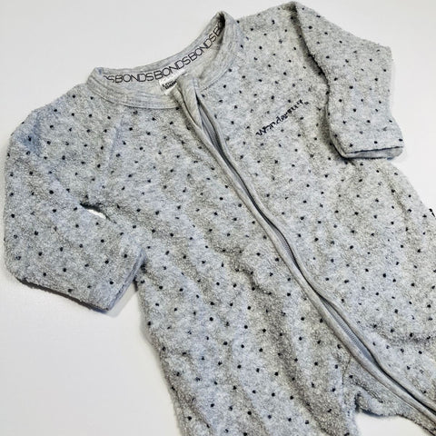 Grey Bonds Zippy Wondersuit Towel-Like