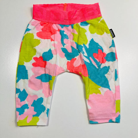 Multicolour with Neon Waist Leggings