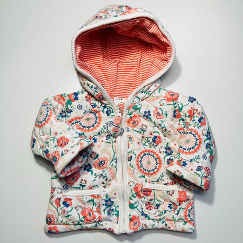 Warm Hoodie Floral Print