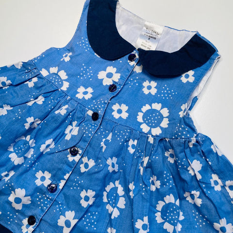 Blue Sunflower Daisy Dress