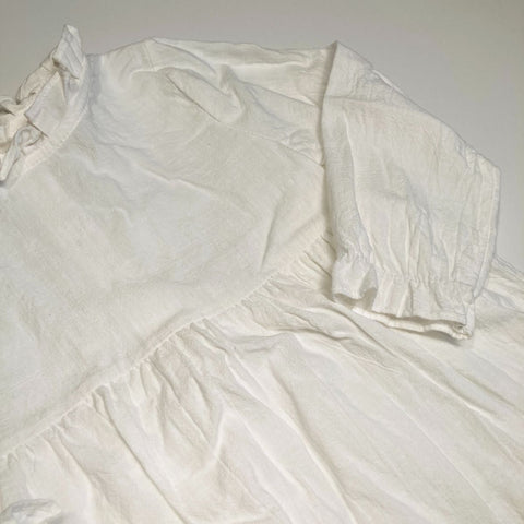 White Long Sleeve Dress by The Pig Baby